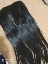 AOSI-extensiones de cabello largas y rectas para mujer, 5 tamaños, 5 Clips, resistentes al calor, color negro y marrón