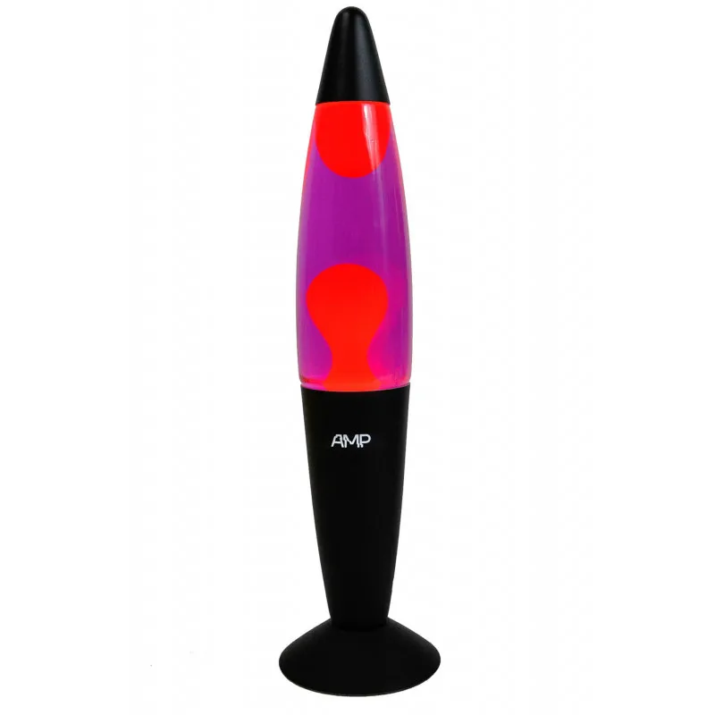 Лава лампа Amperia Rocket Красная/Фиолетовая(35 см