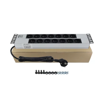 

Amp Connect 19 "PDU 2U 14 WAY FRENCH TYPE NFC 61314 SOCKET ALUMINIUM PROFILE FRAME PDU