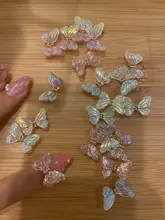 Decoración de uñas de mariposa Aurora, 5 uds., mariposas voladoras en 3D, adornos de uñas de circón, accesorios de manicura UV DIY
