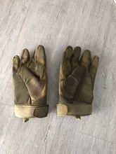 Guantes de motocicleta transpirables Unisex, de dedo completo, de carreras al aire libre, de moda, protectores para Motocross, 1 par