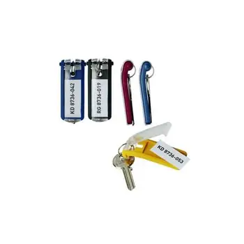

6 Box keychain key clip Red durableDURABLE4.25