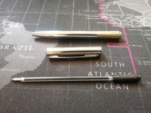 Mini Bolígrafo De Metal duradero, bolígrafo giratorio de bolsillo, portátil, pequeño, de aceite, herramienta de escritura exquisita, 1 Uds.