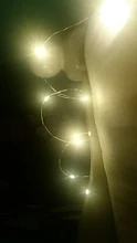 Led-Strip Garland Battery-Operated Party-Decoration Fairy Silver Christmas Wedding Copper