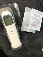 Termómetro Digital infrarrojo sin contacto para la frente para adultos/niños/bebés, termómetro de mano para la frente con pantalla LCD