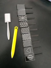 11 Pieces/set 3D Magnet Stick Cat Eye Magnetic Pen for Nails Drawing Nail Art Stick For