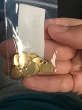 Colgante de acero inoxidable con forma de gota de agua para mujer, colgante en forma de corazón chapado en oro rosa de 20 piezas, con etiqueta de perro ovalada en blanco, componente para fabricación de joyas DIY