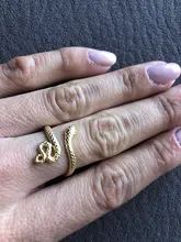 CANNER 925 anillos de plata esterlina para mujeres bonita serpiente apertura redonda anillo de plata 925 de joyería fina minimalista regalo anillos