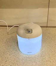 Baseus-Humidificador de aire para hogar y oficina, Humidificador purificador de gran capacidad con lámpara LED, generador de niebla