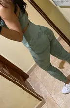 Conjunto de Yoga de camuflaje para mujer, ropa deportiva para gimnasio, Fitness, Leggings de Yoga, Sujetador deportivo, 2 uds.