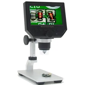 

3,6MP HD Digital Microscope with 4,3 "screen and height adjustable metal stand