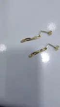 ROXI Ins-Pendientes largos redondos de geometría para mujer, aretes de pisapapeles, Piercing, joyería de plata de ley 925, aretes