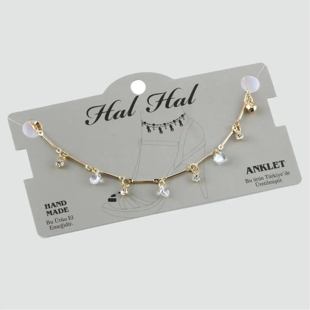 Роскошный браслет на ногу с кубическим цирконием | Украшения и аксессуары