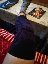 Veidoorn-rodillera de compresión, Protector elástico para gimnasio, deportes, baloncesto, voleibol, correr, 1 Uds.