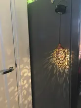 Led-Lantern Control Solar-Lamp Garden-Light Sensitive-Sensor Hanging Outdoor Olive-Shape