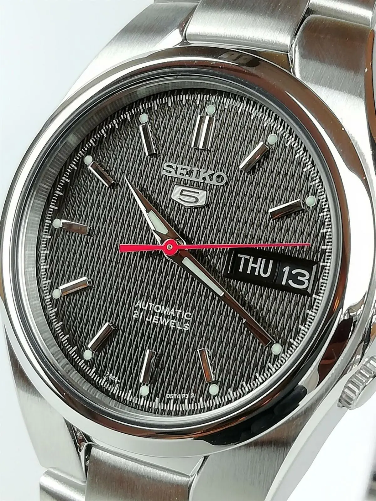 Мужские автоматические часы Seiko 5 SNK607K1 черный циферблат из  нержавеющей стали автоматические мужские часы черный циферблат браслет из  нержавеющей стали | Наручные часы | АлиЭкспресс