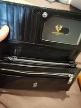 Cartera de cuero genuino para mujer, billetera de mano, monedero femenino de lujo, tarjetero Rfid, práctico para pasaporte, bolsas para teléfono