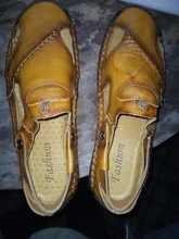 Sandalias clásicas de verano para hombre, zapatos de piel auténtica suaves transpirables, sandalias romanas para playa, zapatillas bohemias