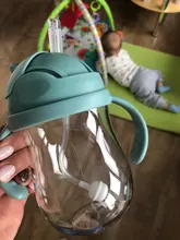 Biberón de gel de sílice para alimentación de bebés, vasos, botellas de agua para niños, taza con pajita, bebedero infantil