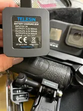 Charging-Box Cable Led-Battery-Charger Gopro TELESIN Black Hero Accessories-Set for Hero/8/7/6-hero