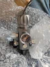 Refill-Adapter Charging-Valve Air-Filling-Station M18x1.5 400bar with 6000psi-Gauge 50cm