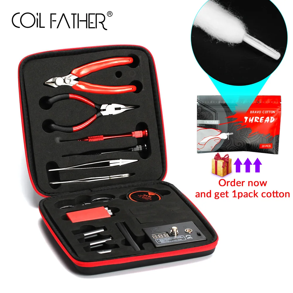 Набор инструментов Coil Father Vape комбинированных полный комплект сделай сам V3 лобзик