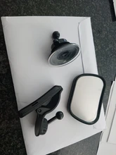 Convex Mirror Monitor Car-Back-Seat Safety Baby Rear Mini Kids 2-In-1 Adjustable