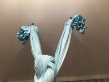 Elástico 5 metros 2017 hamaca aérea para Yoga de vuelo y balanceo último multifunción Anti-gravedad cinturón de Yoga para entrenamiento de yoga Yoga cinturón