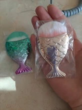 7 tipos de brochas en forma de cola de pez para uñas, brochas cosméticas de fondo, polvo de limpieza suave para cuidado de uñas, herramienta de manicura