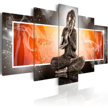 

Picture-Buddha and ornaments - 100x50 cm