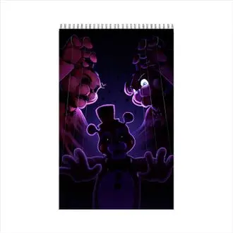 Блокнот 5 Ночей с Фредди Five Nights at Freddy&amp#039s ФНАФ Аниматроники №18 А5 |