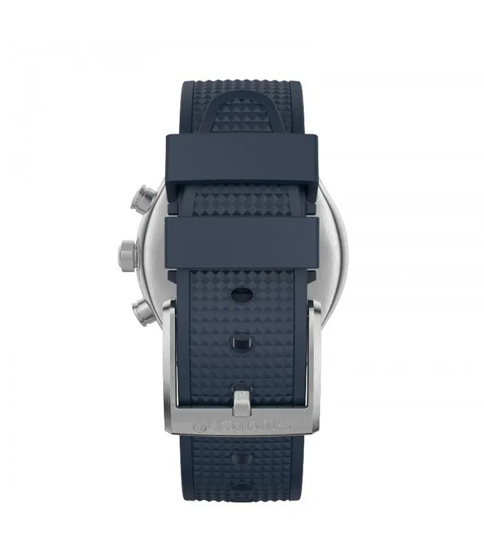 SWATCH ирония CHRONO синяя сетка часы 43 мм YVS454