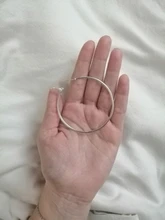 Personalidad hipérbole 925 de plata esterlina Simple liso círculo Pendientes para mujeres de plata de ley 2020-de plata-joyería de Pendientes de botón Pendientes