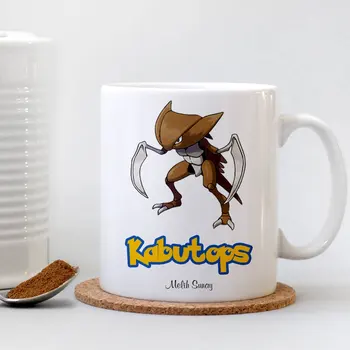 

Personalized Pokemon Kabutops White Mug Cup