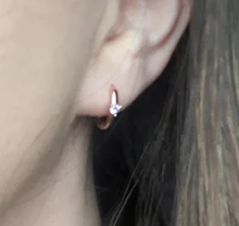 Pendientes de plata de ley 925 con circón azul y rosa brillante para mujer, joyería de aniversario para el Día de San Valentín