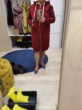 Sweatshirts Outwear Coats Hoodies Drawstring Warm Oversized Women Autumn Winter Cotton