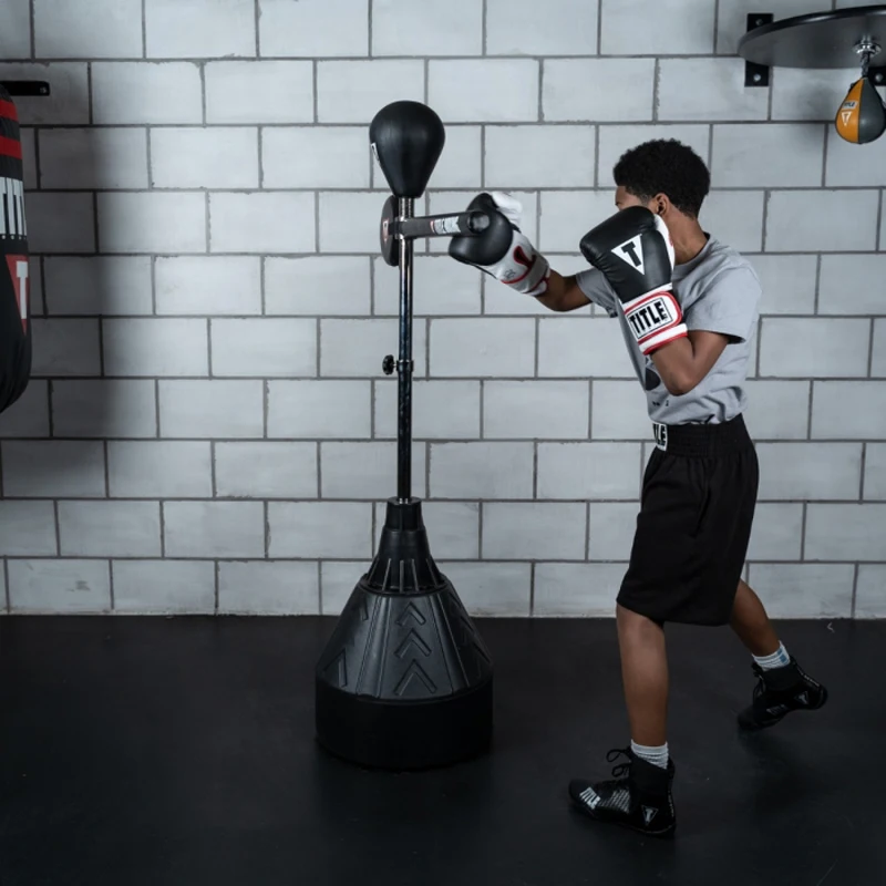 Boxing Reaction Target Stick Equipment Spinning Bar Free Standing with Punching Ball Strength Training Adult TITLE RAPID-REFLEX