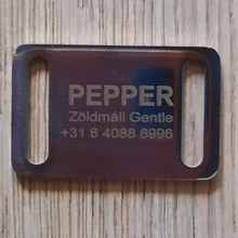 Etiqueta de mascota personalizada para Collar Etiqueta de perro de acero inoxidable, nombre de identificación, etiquetas de perritos de teléfono para perros, gatos, Bulldog, Yorkies, Dirección de Collar grabado para perro