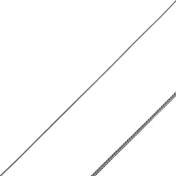 

Angemiel 925 Sterling Silver Oxidized Foxtail Chain Necklace-40cm