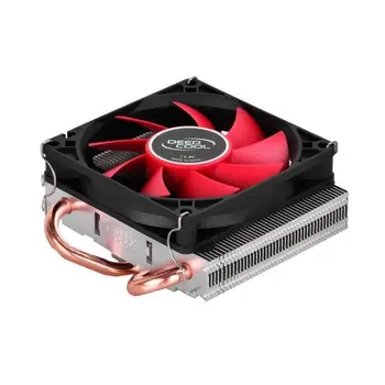 

Fan DEEPCOOL processor HTPC-200 - Ventirad CPU upper Flow-1x80mm-Dimensions: 97,5x47x90-Copper, Aluminum