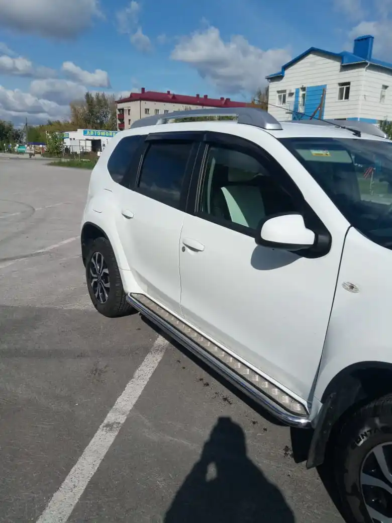 Пороги для Nissan Terrano подножки "Эстонец" из нержавеющей стали с креплениями