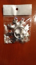 Llave de copo de nieve multifuncional 18 en 1, herramienta de acero octogonal, pequeña, Hexagonal, portátil, para campamento y supervivencia al aire libre