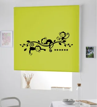

Blind Iroa roll Child/Monkey! ROLLER BLINDS TRANSLUCENT! (PISTACHIO 100X175)