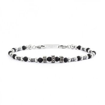 

Bracelet MARLU' BLACK ONYX AND Steel 4BR1847