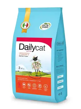 

Dailycat grain free adult Fuser. For cats with an Indian-3 kg x 1 pc