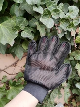 Nuevo juguete de Silicón para perro para cepillo guante Deshedding suave eficiente cuidado para mascotas guante baño para perros gato suministros de limpieza Accesorios