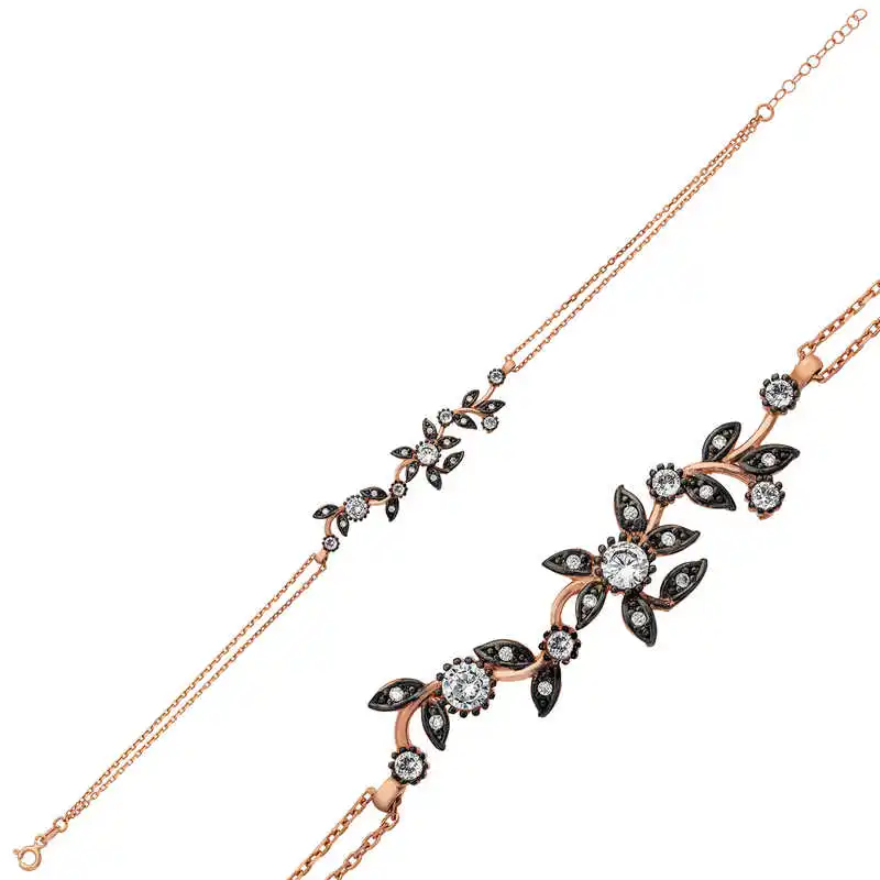 

Silver Flower Women 'S Bracelet