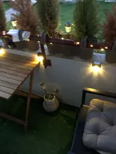 Wall-Light Fence Solar-Lamp Stair Step Landscape Balcony Garden Outdoor Waterproof Path