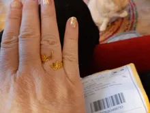 Anillo de nombre doble personalizado, anillo de nombre personalizado para bebé, parejas, nombres en anillo, regalo de Navidad, familia, madre