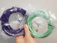 Lamp Power-Cord Fabric-Cable Round-Textile Electrical-Wire Colorful Vintage Flexible